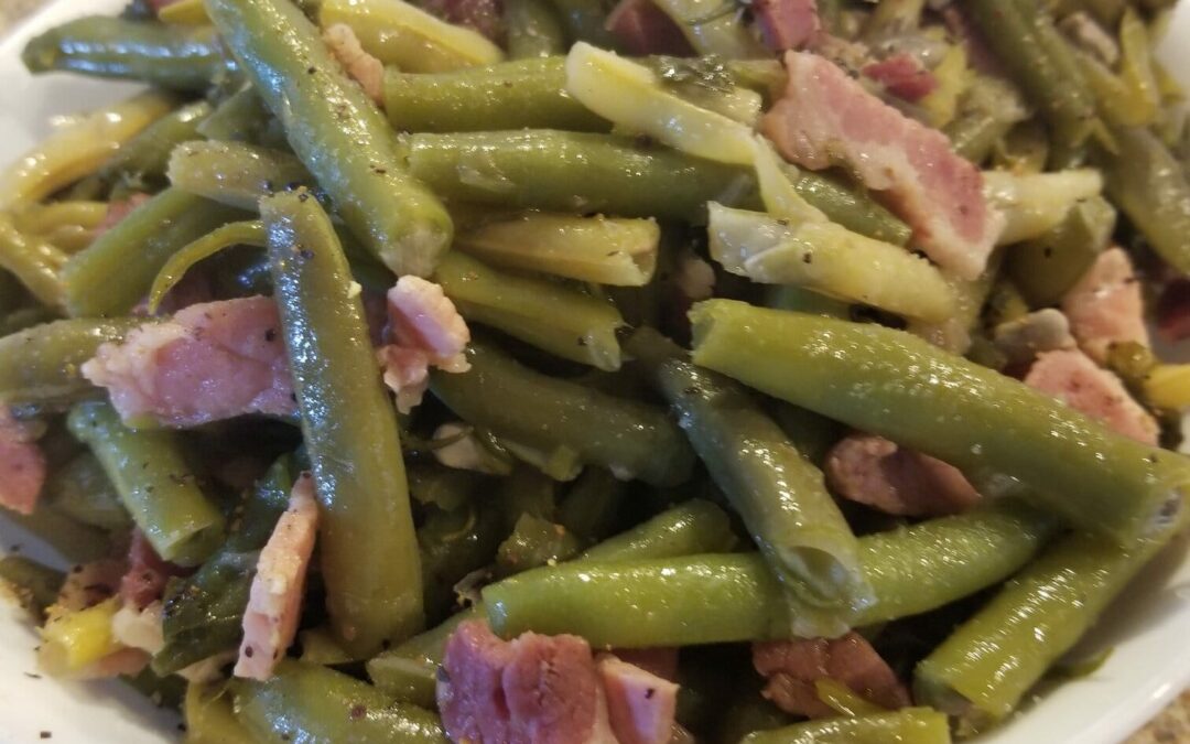 Instant Pot Mix Green Beans and Bacon