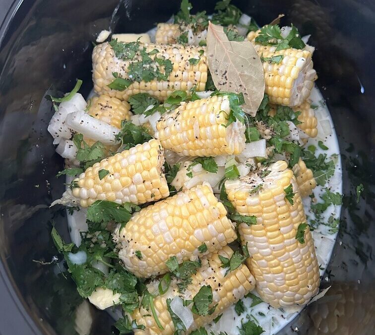 Slow-Cooked Corn on the Cob