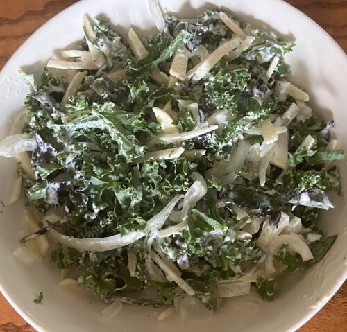 Slaw with Kale and Apples