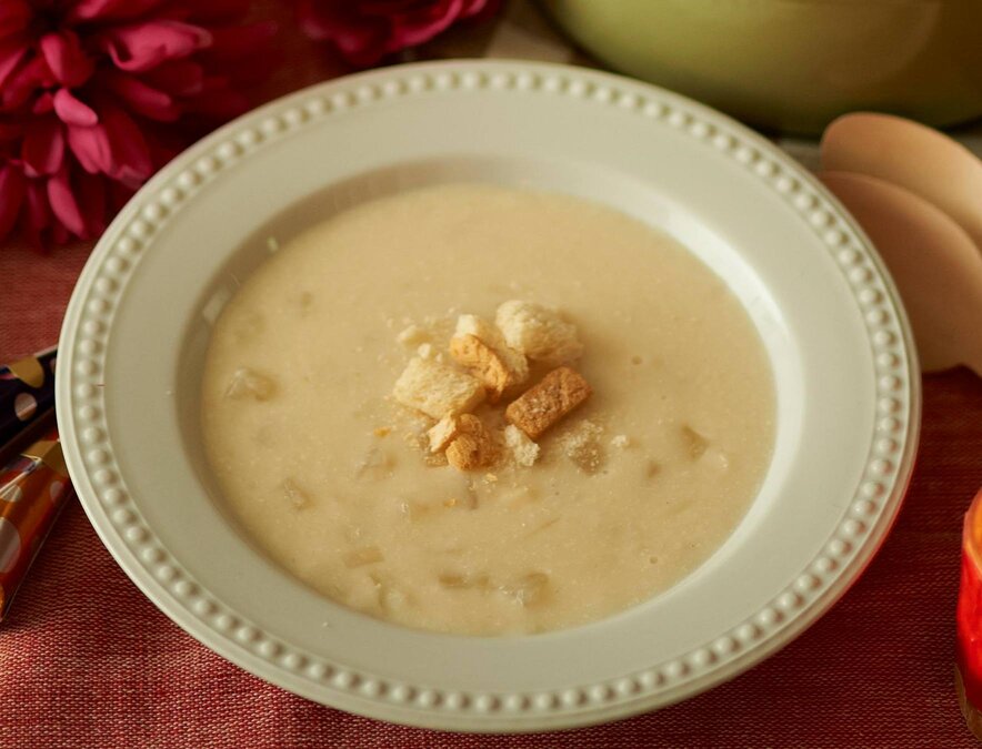 Potato Sausage and Leek Soup