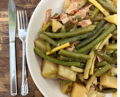 Instant Pot Beans and Potatoes